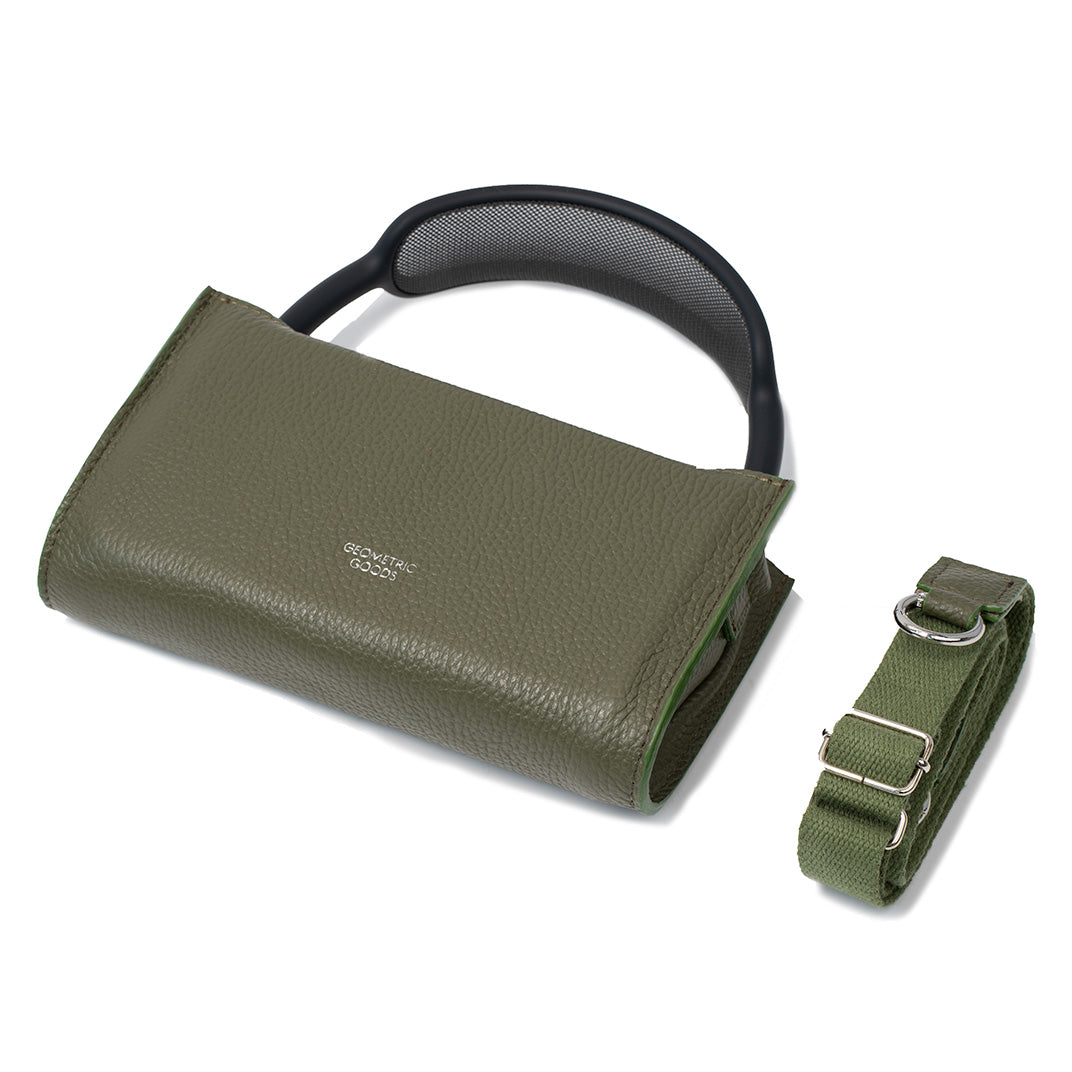 Leather Case for AirPods Max - The Minimalist 3.0 (Olive Green)-2