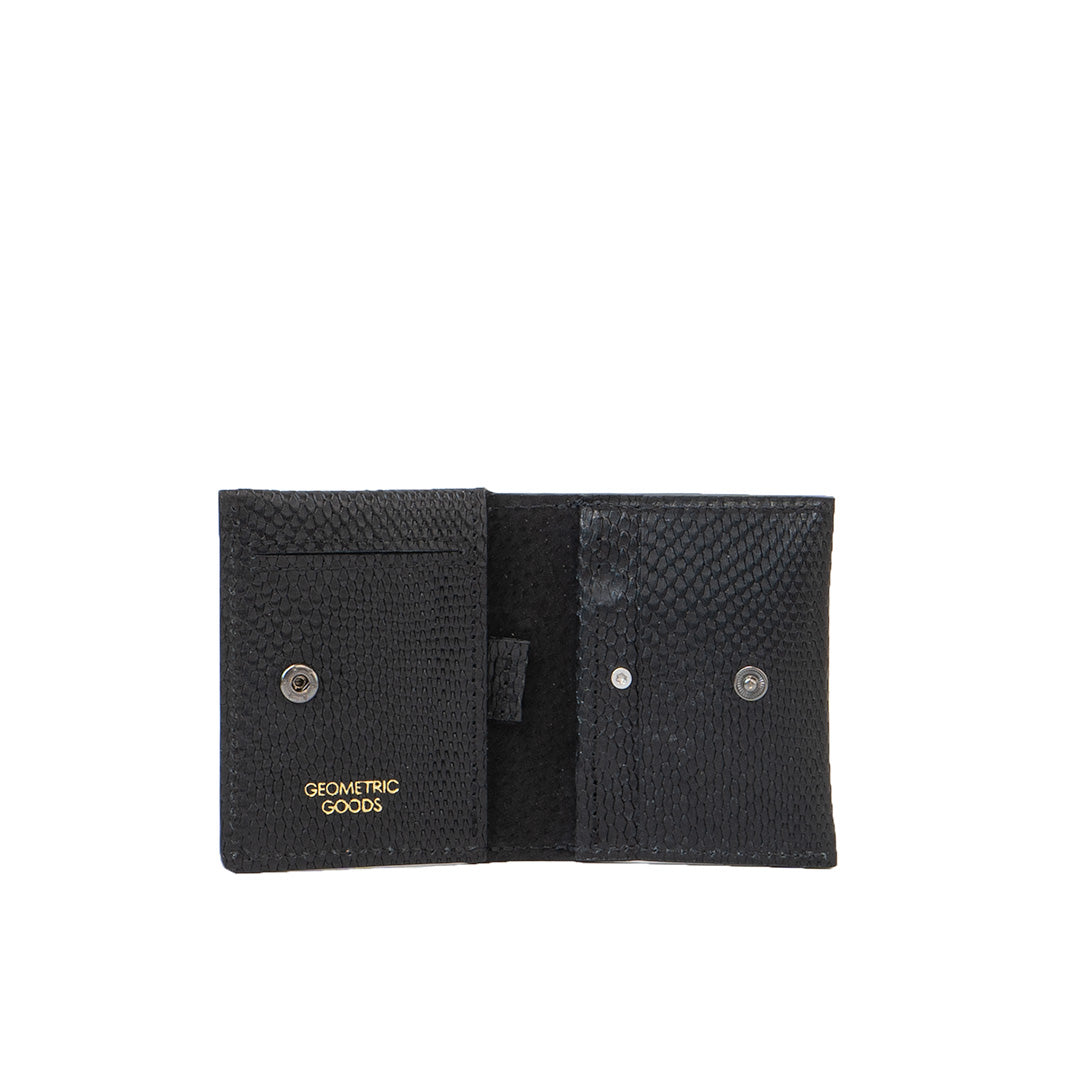Leather AirTag Card Wallet - Minimalist 5.0 (Snake Print)-2