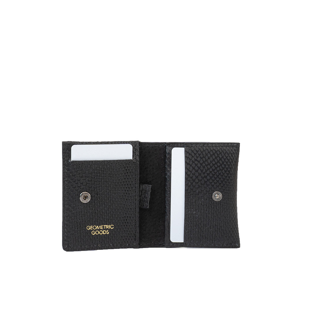 Leather AirTag Card Wallet - Minimalist 5.0 (Snake Print)-3