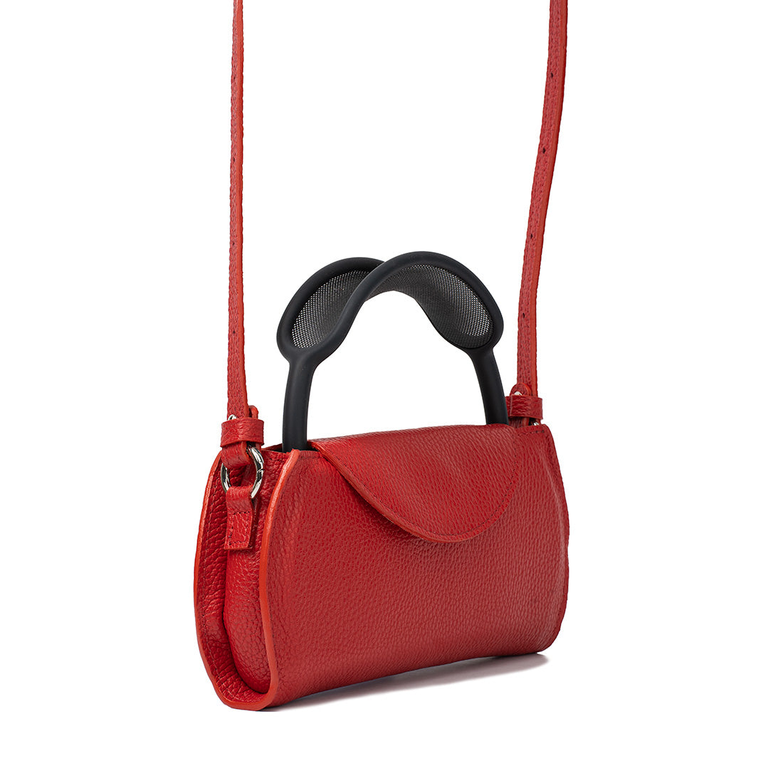 Leather Case for AirPods Max (Red)-1