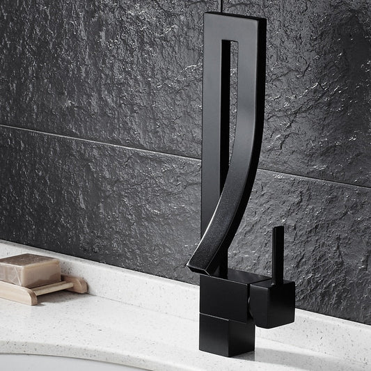 Waterfall Electroplated Basin Faucet-0